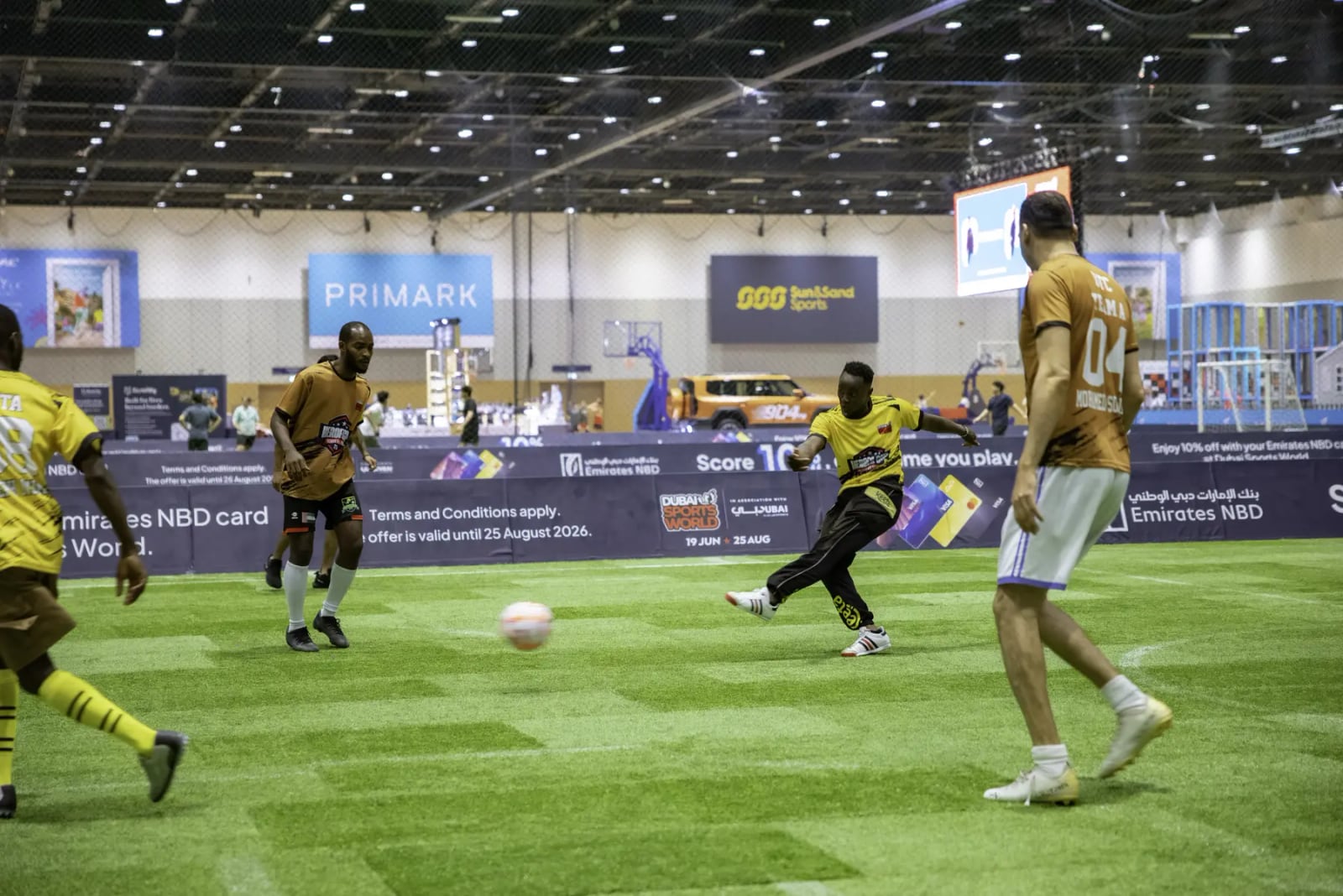 Keeta sports brand activation with a branded football match